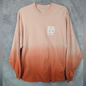 Walt Disney World Small Ombre Sweatshirt Orange with Spellout